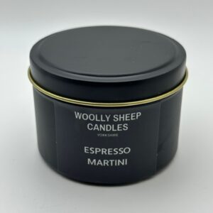 Woolly Sheep Travel Tin Candle 18cl - Espresso Martini
