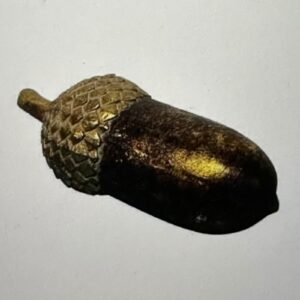 Antique Gold Carved Wood Effect Acorn - 23cm