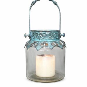 Glass Lantern with Handle
