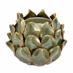 Olive Petal Tealight Holder