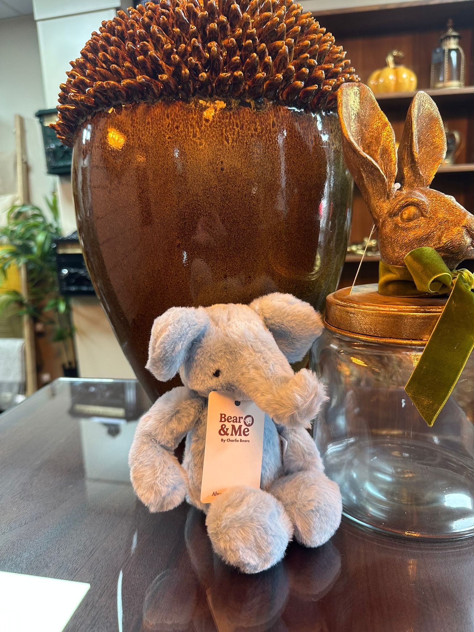 Effie Elephant - Bear & Me by Charlie Bears- In Blue - Image 4