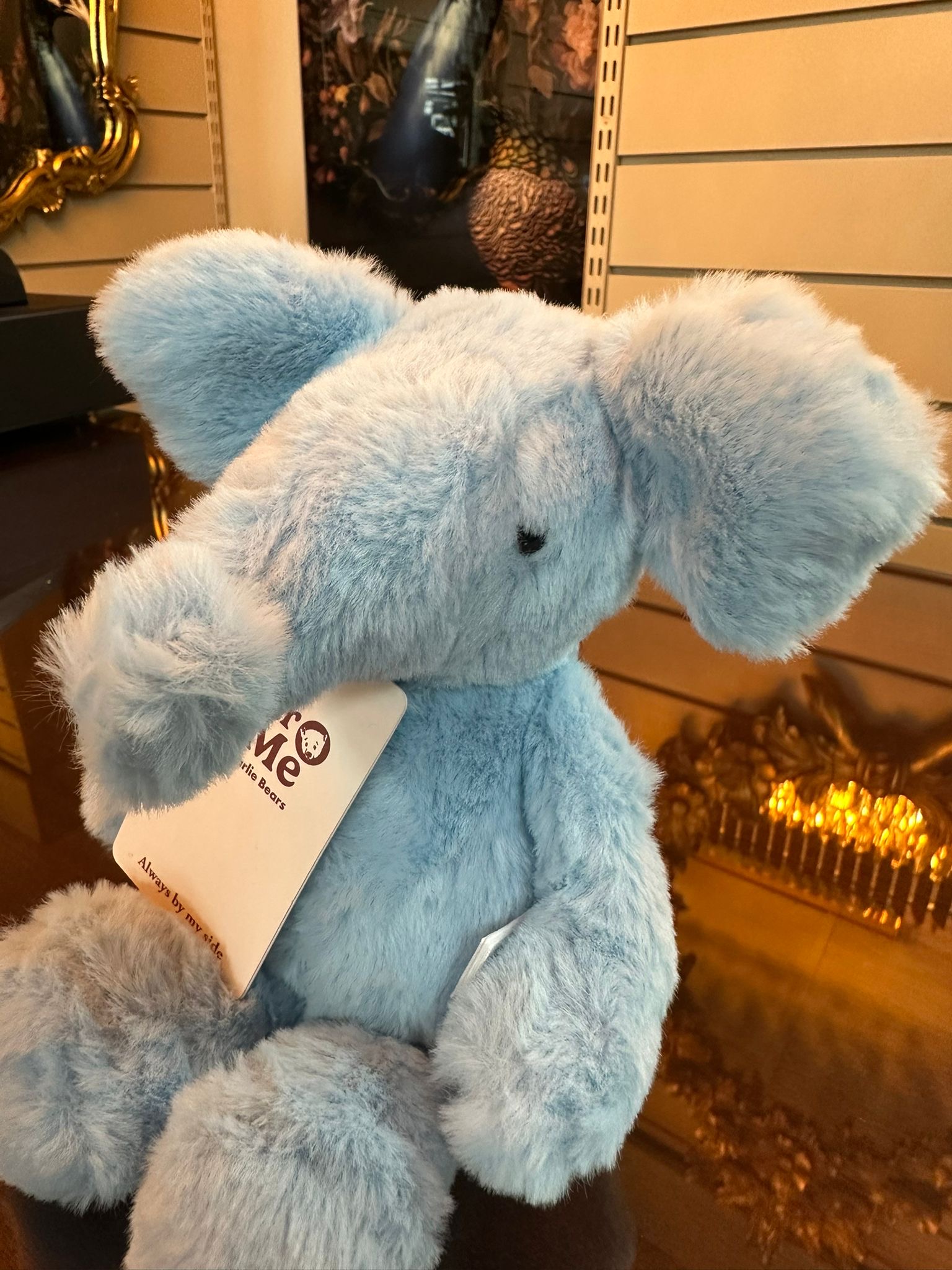 Effie Elephant - Bear & Me by Charlie Bears- In Blue - Image 3