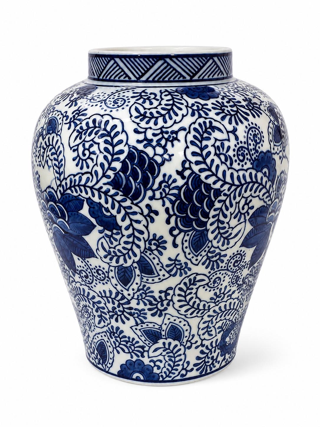 Blue Lotus Vase - 20cm