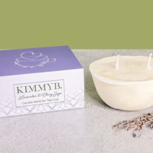 Kimmy-B Teacup Refills - Lavender & Clary Sage