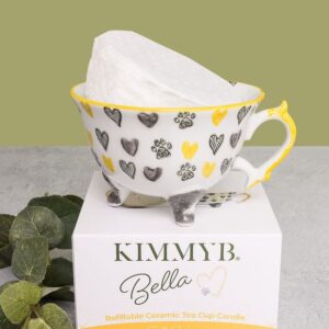 Kimmy B Bella Teacup - with Lavender & Clary Sage wax