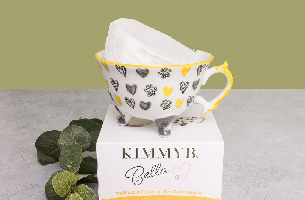 Kimmy B Bella Teacup - with Lavender & Clary Sage wax
