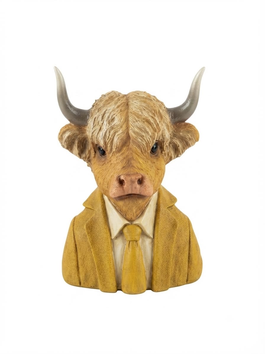 Small Highland Coo Bust