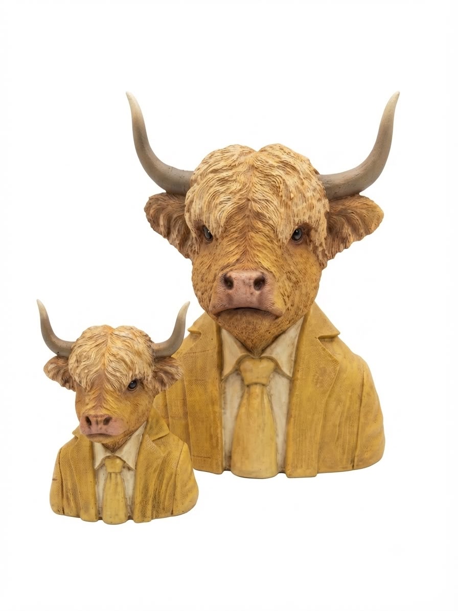 Small Highland Coo Bust - Image 2