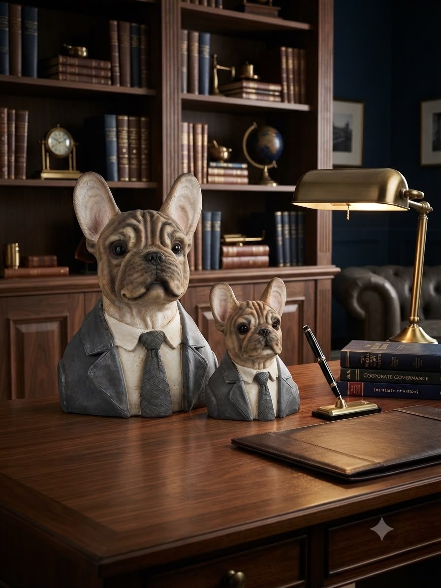 Small Frenchie Dog Bust - Image 3