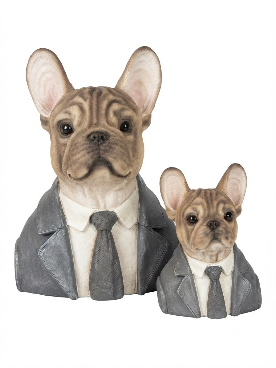 Small Frenchie Dog Bust - Image 2