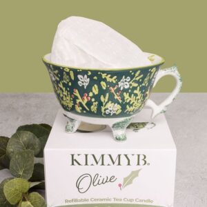 Kimmy B Teacup - Olive